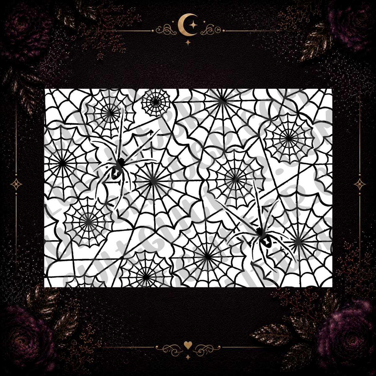 Spiderweb Tumbler Template