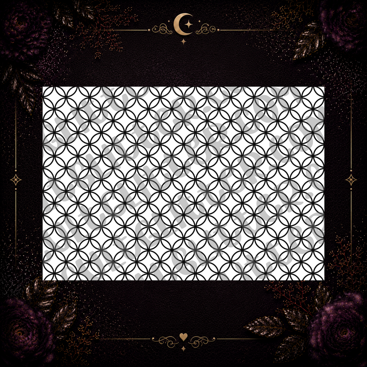 Circle Pattern Tumbler Template