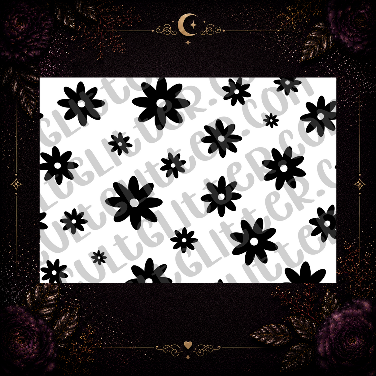 Spring Flowers Tumbler Template