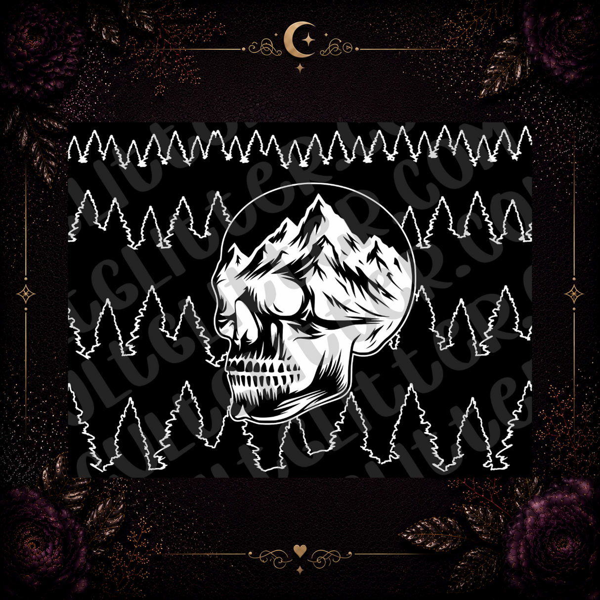 Mountain Skull Template