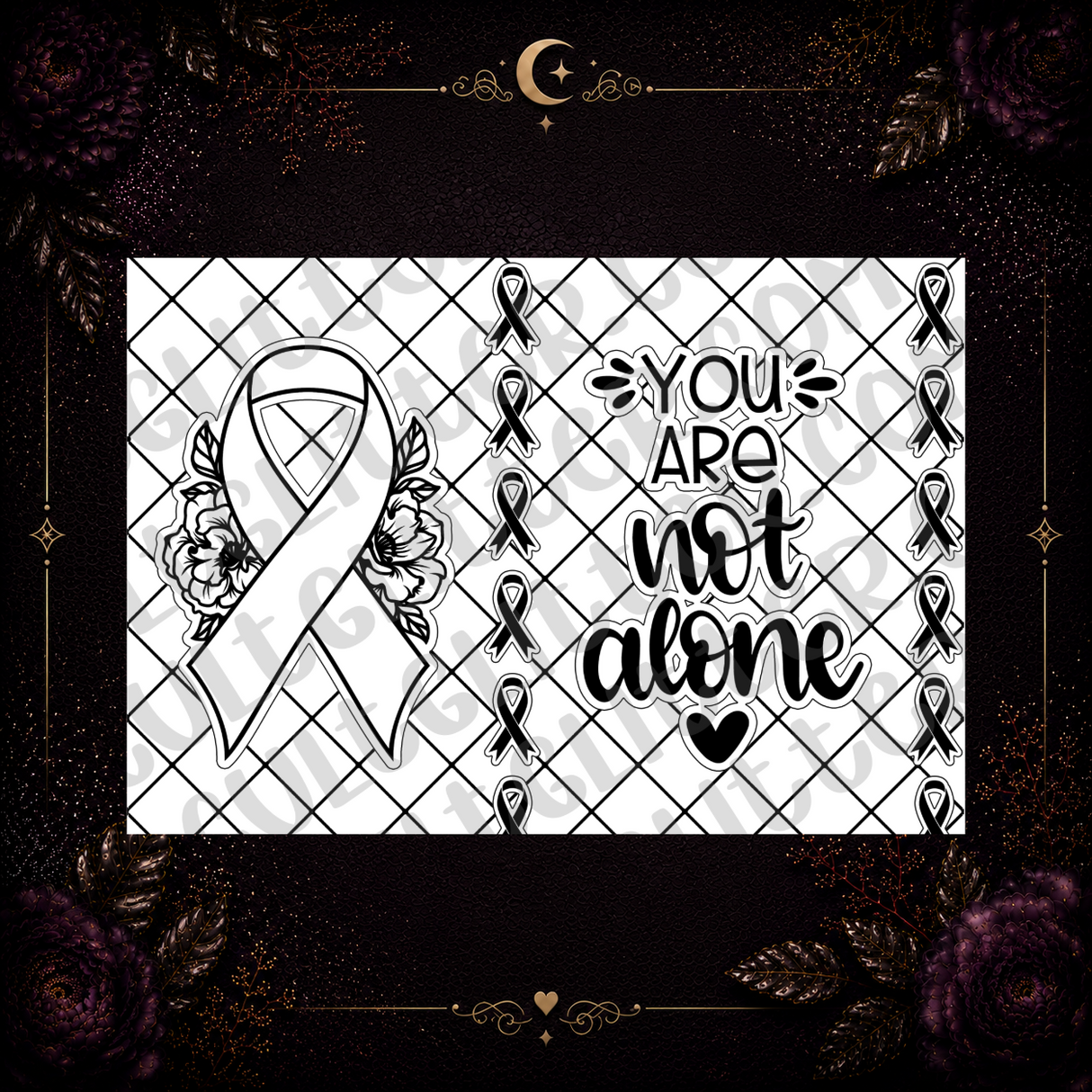 Awareness Tumbler Template