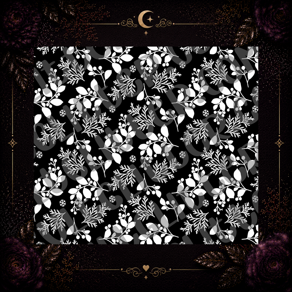 Holly & Pine Template