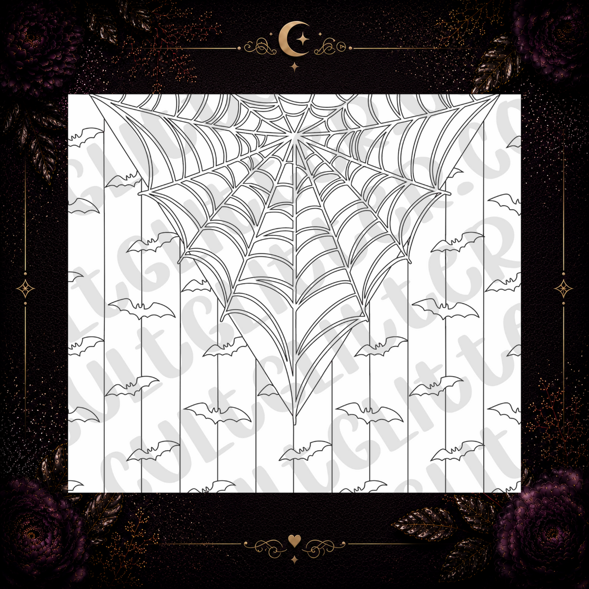 Spider Bat V Split Template