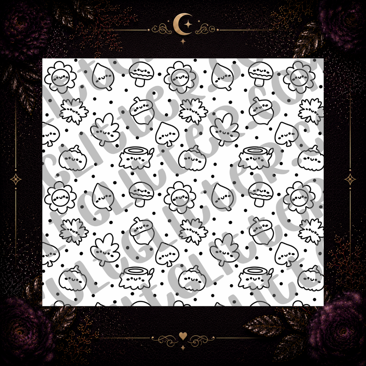 Cute Autumn Friends Template
