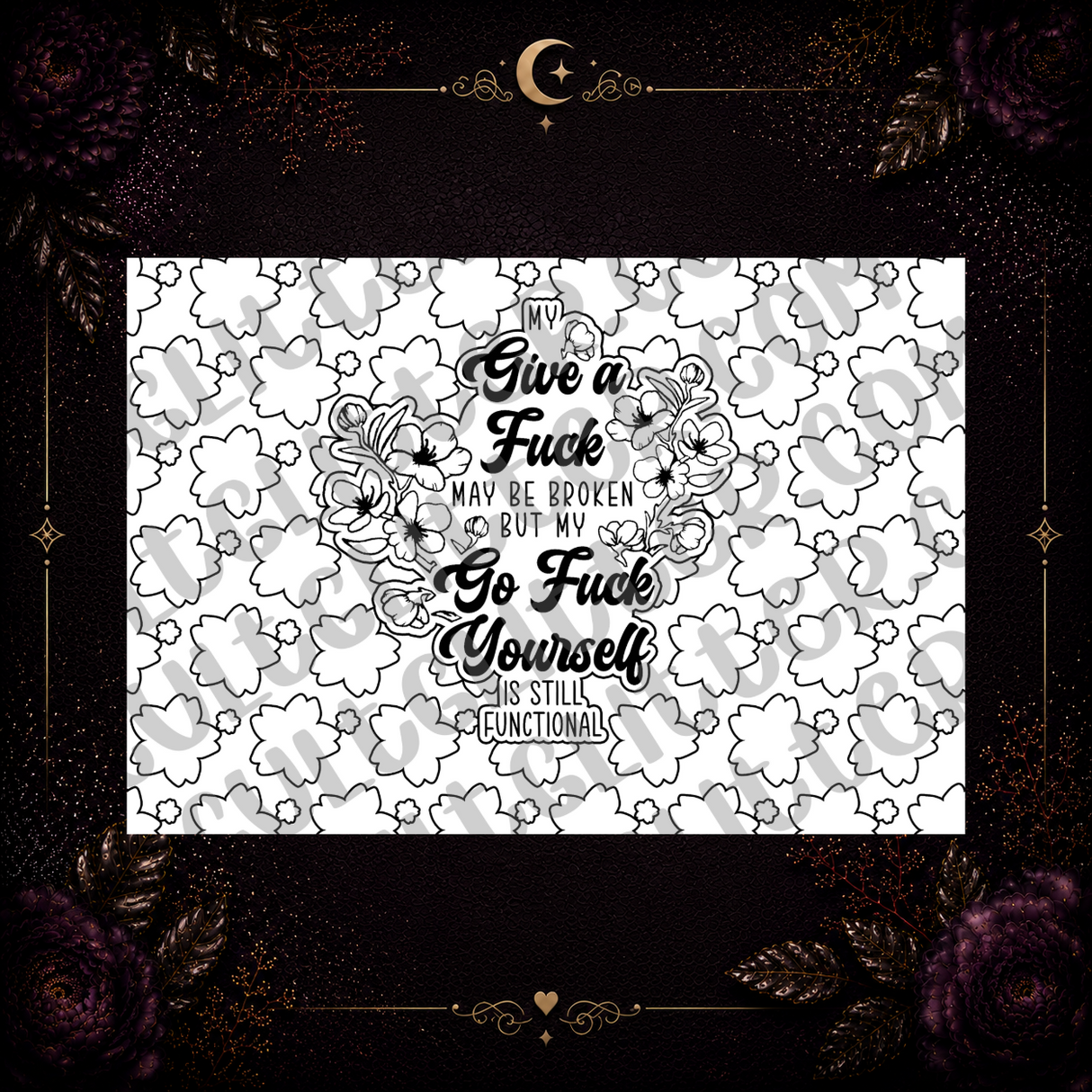 Cherry Blossoms Tumbler Template