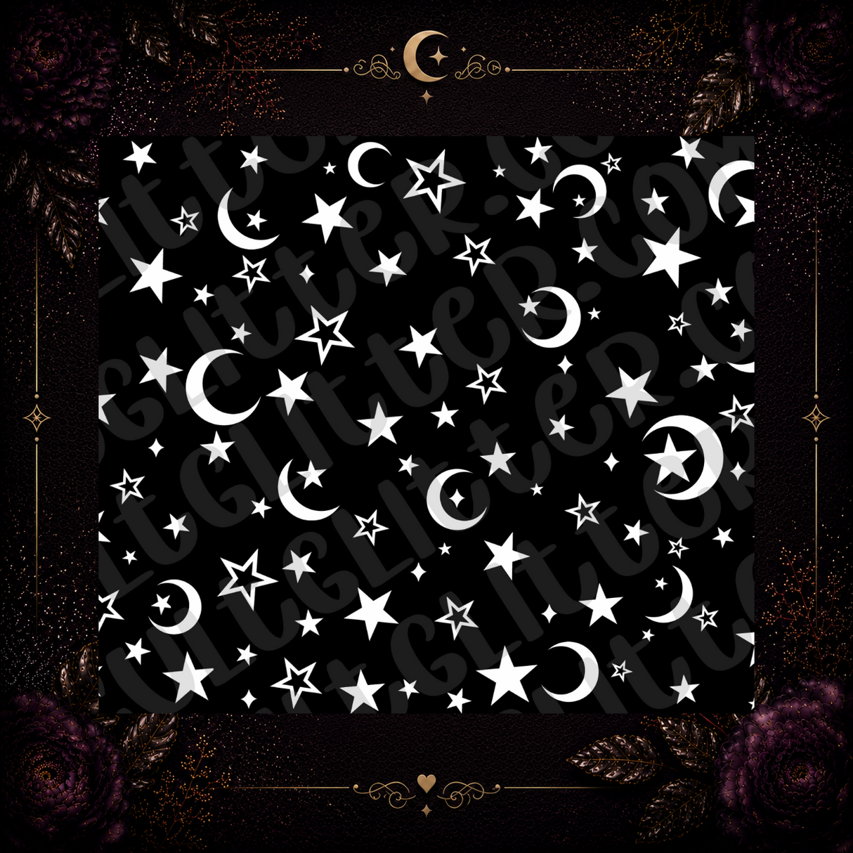 Stars & Moons Template