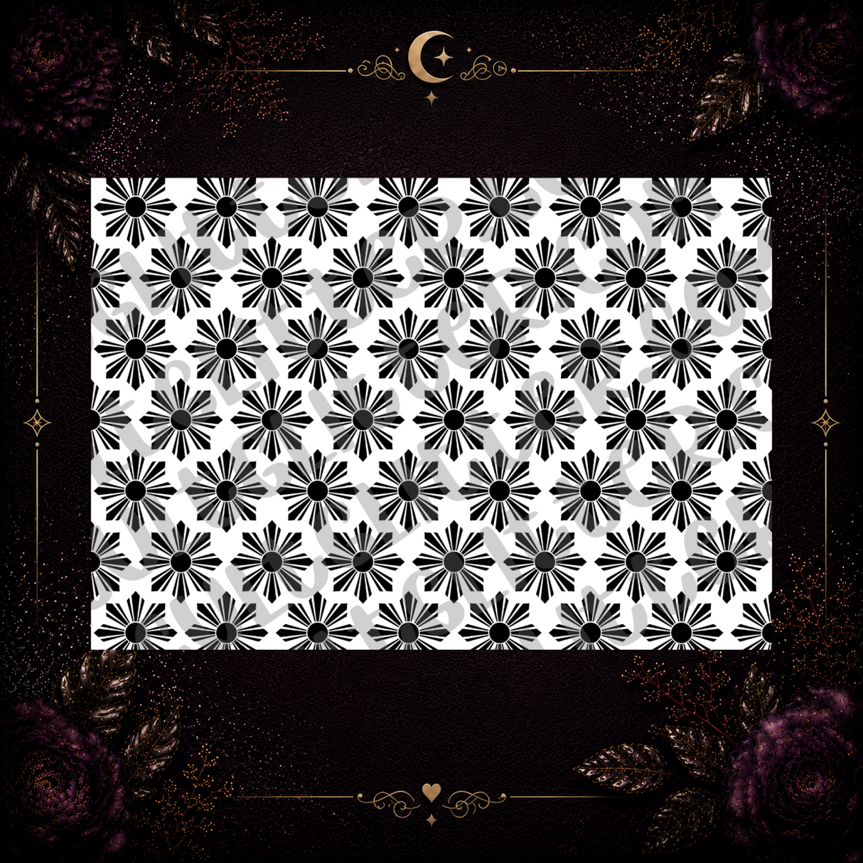 Sun Burst Tumbler Template