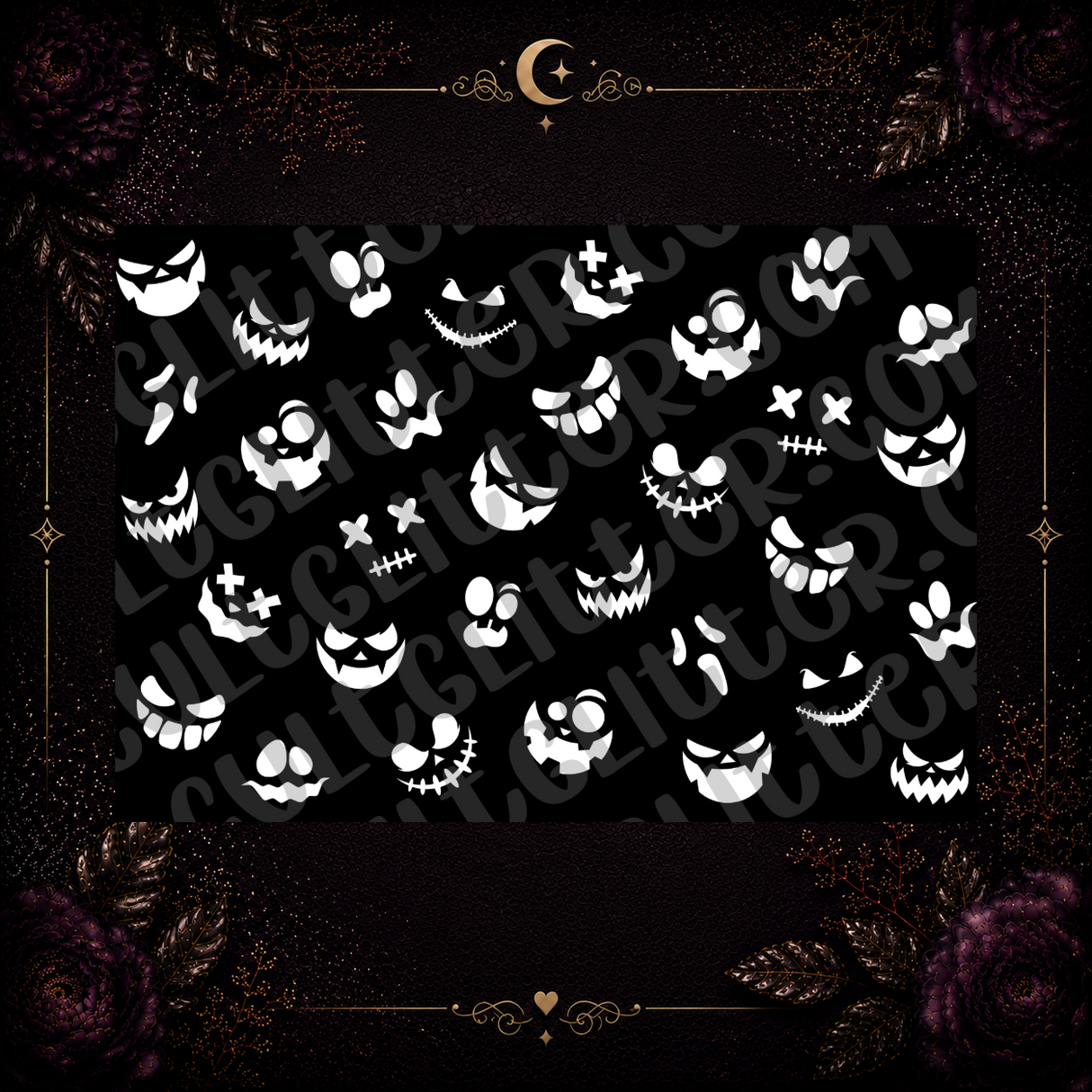 Spooky Faces Template