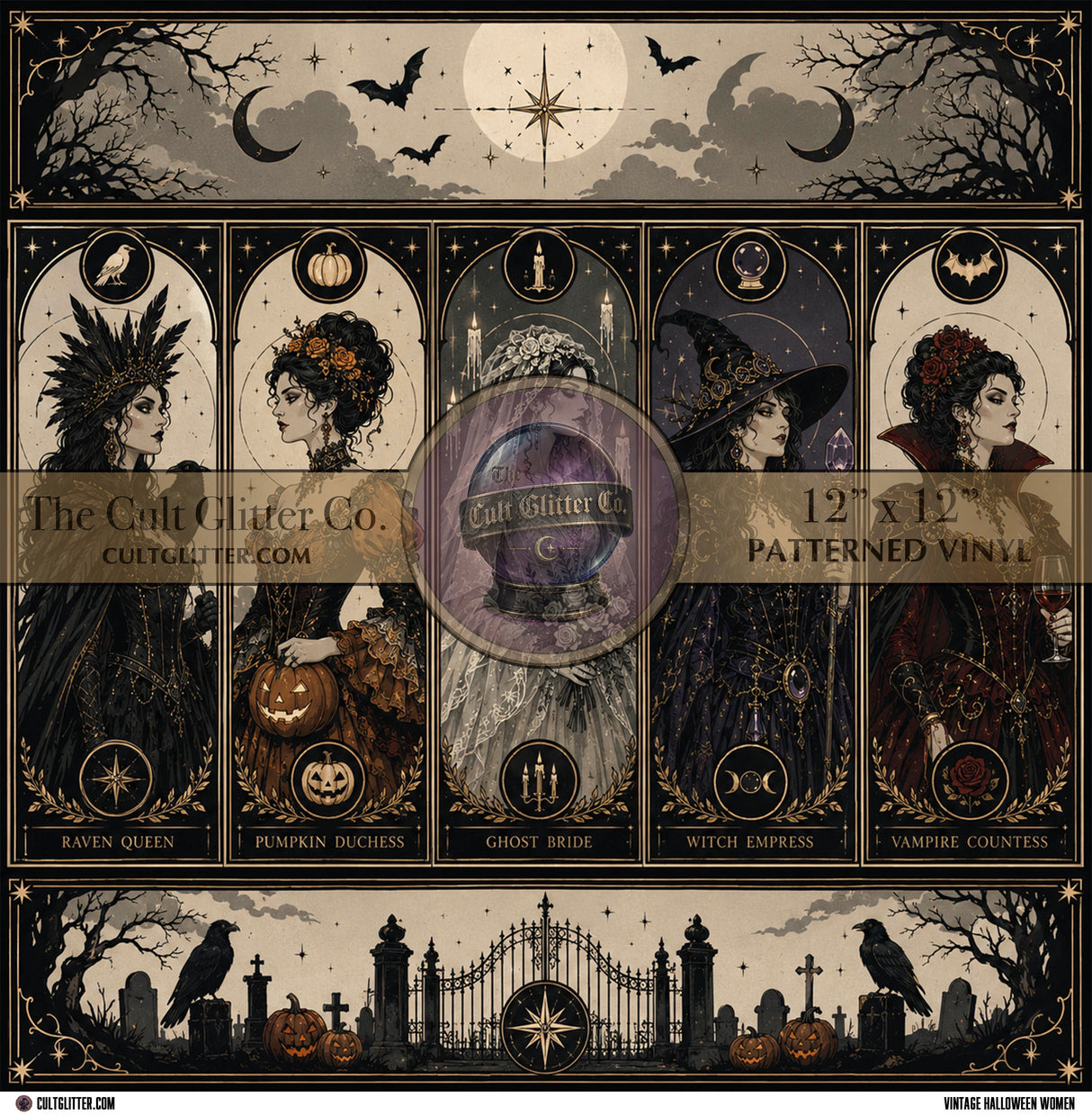 Vintage Halloween Women - Vinyl