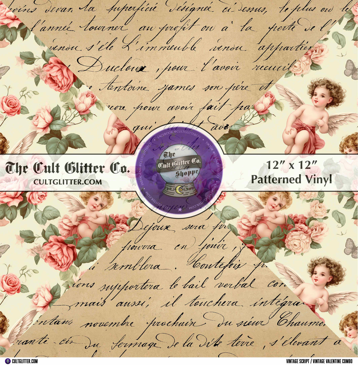 Vintage Script / Vintage Valentine - Vinyl