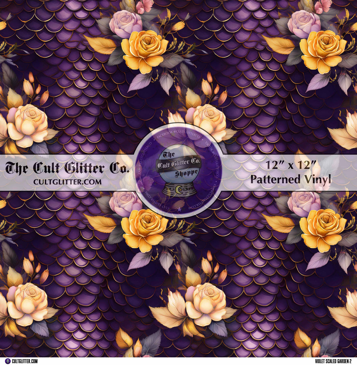 Violet Scaled Garden 2 - Vinyl