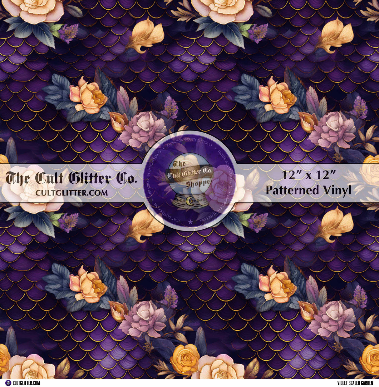 Violet Scaled Garden - Vinyl