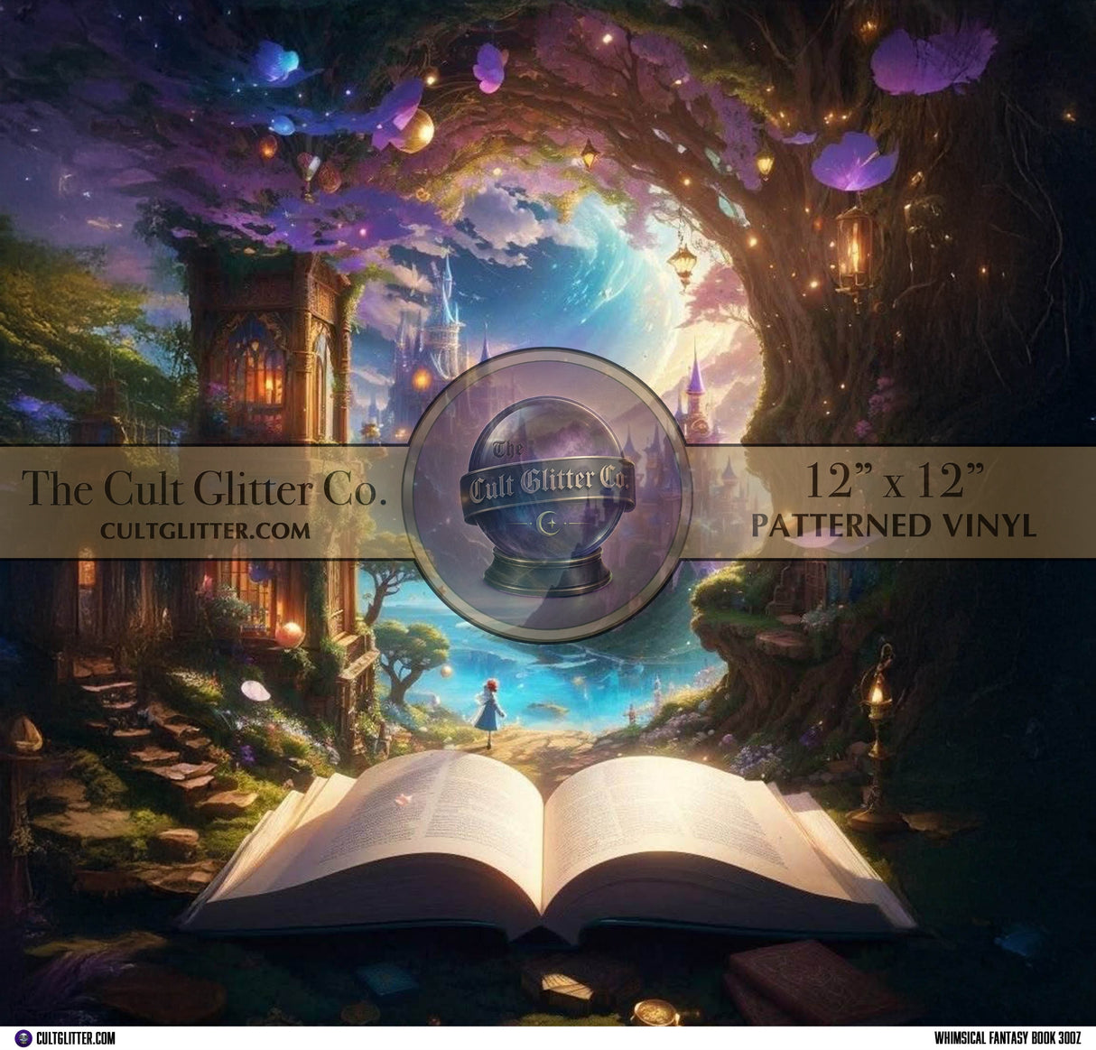 Whimsical Fantasy Book - Vinyl Wrap