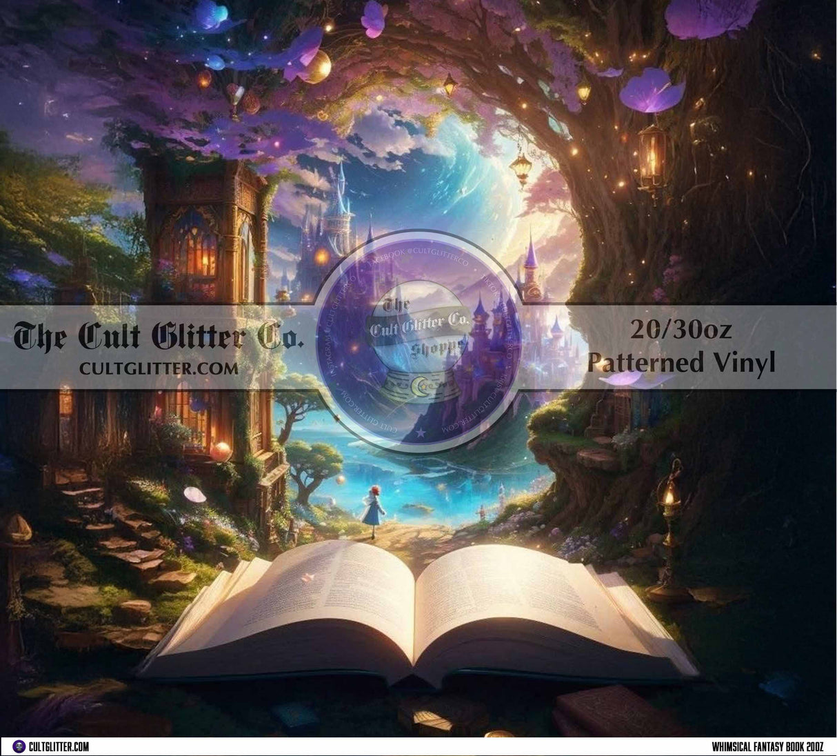Whimsical Fantasy Book - Vinyl Wrap