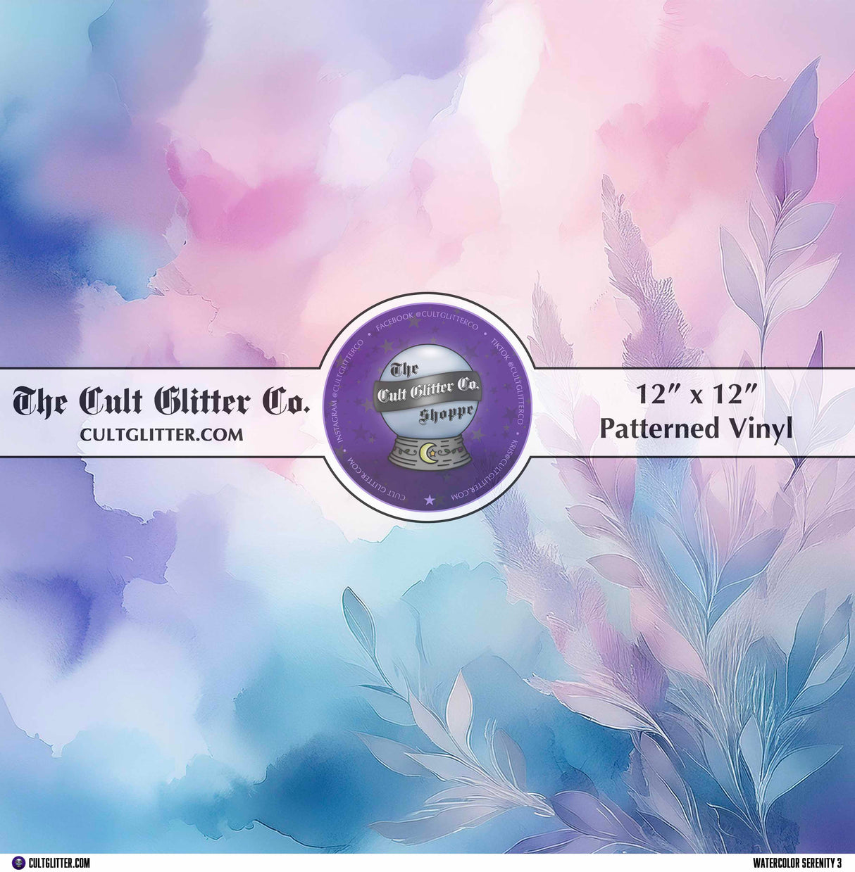 Watercolor Serenity 3 - Vinyl