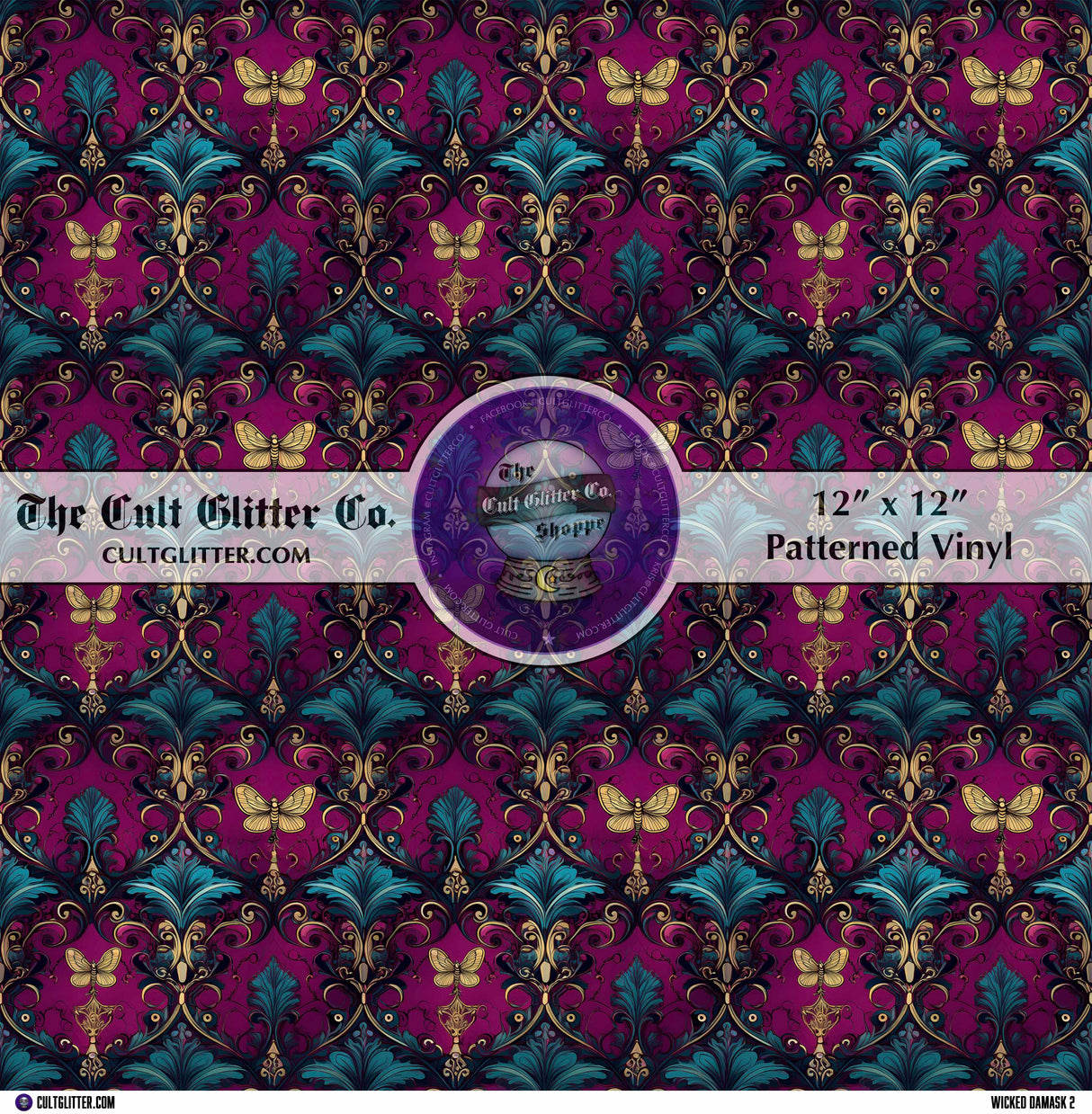 Wicked Damask 2 - Vinyl