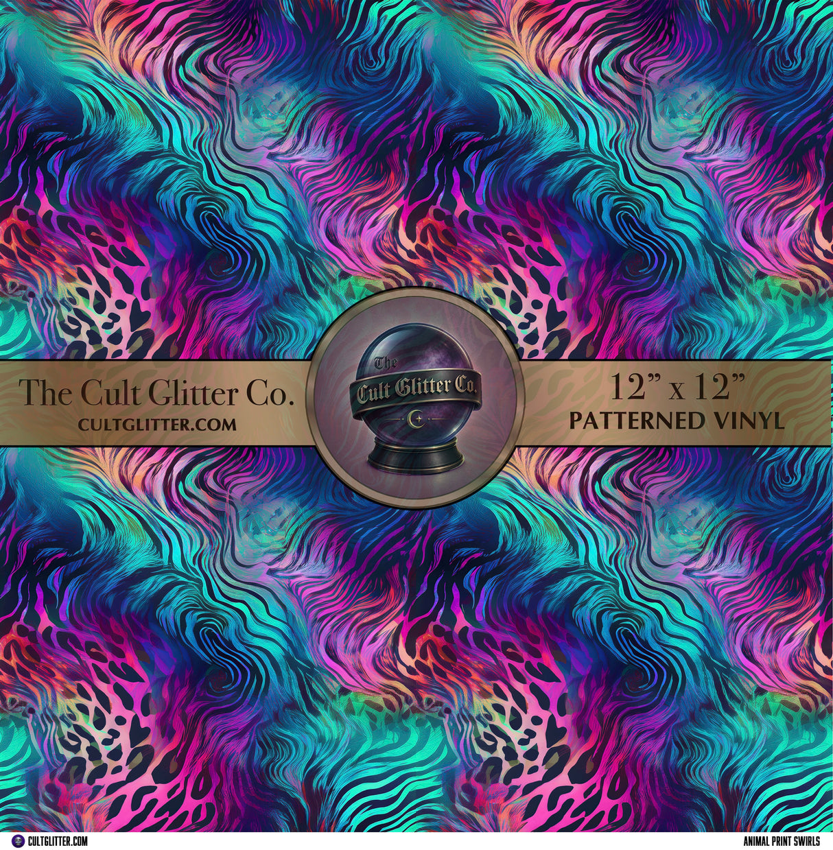 Animal Print Swirls - Vinyl