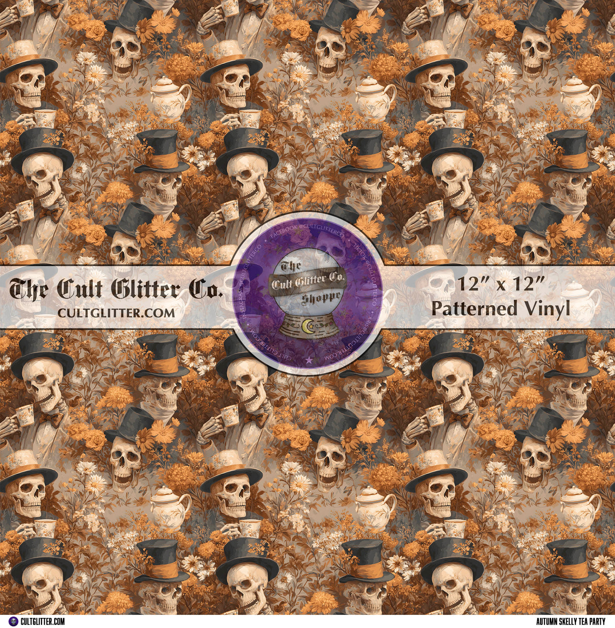 Autumn Skelly Tea Party - Vinyls