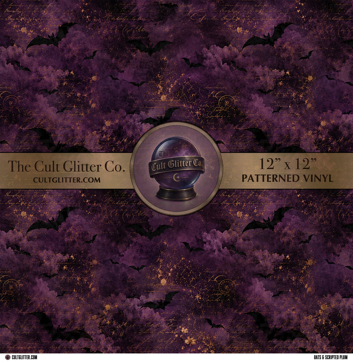Bats & Scripted Plum - Vinyl