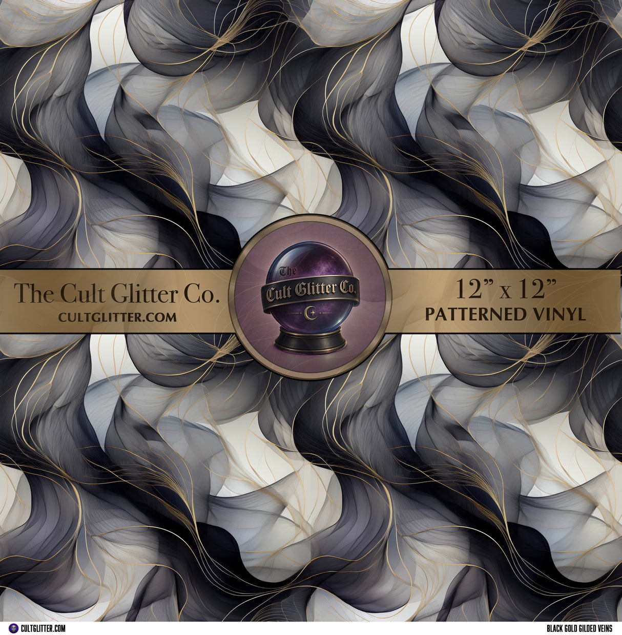 Black Gold Gilded Veins - Vinyl