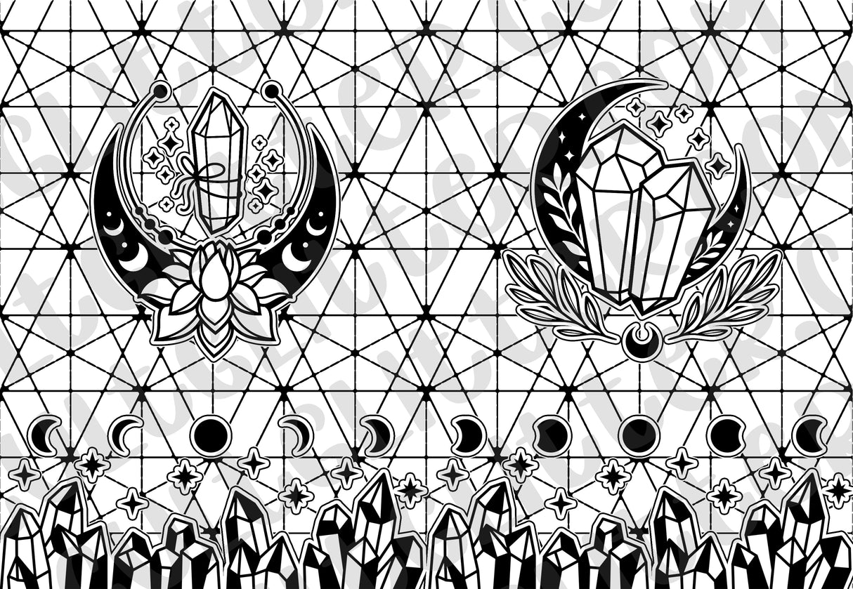 Celestial Tumbler Template