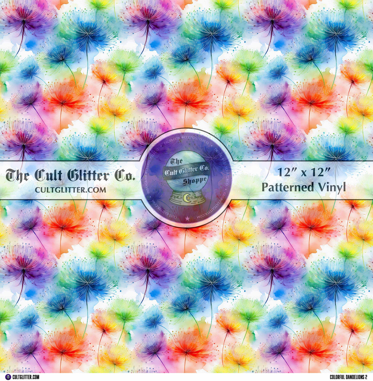 Colorful Dandelions 2 - Vinyl
