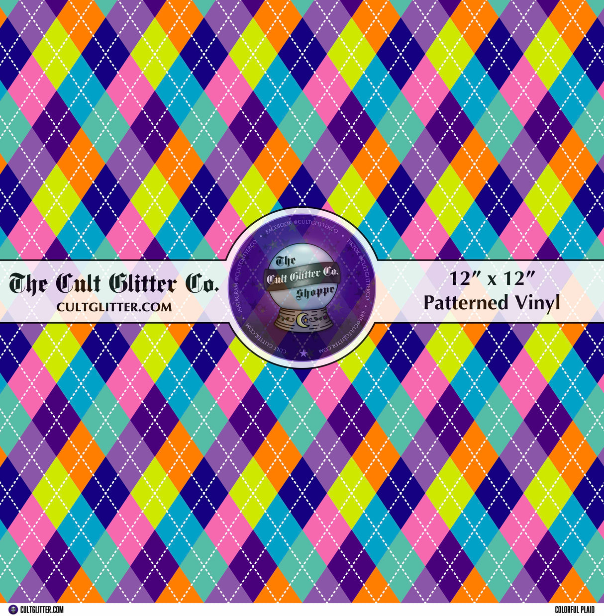 Colorful Plaid - Vinyl