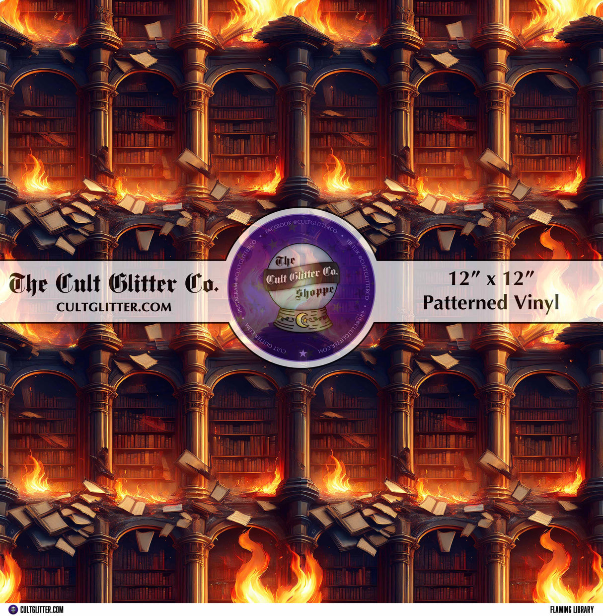 Flaming Library - Vinyl