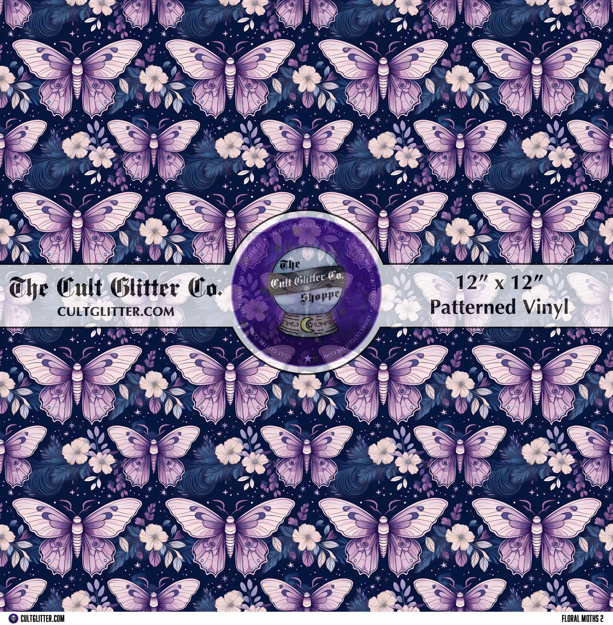 Floral Moths 2 - Vinyl