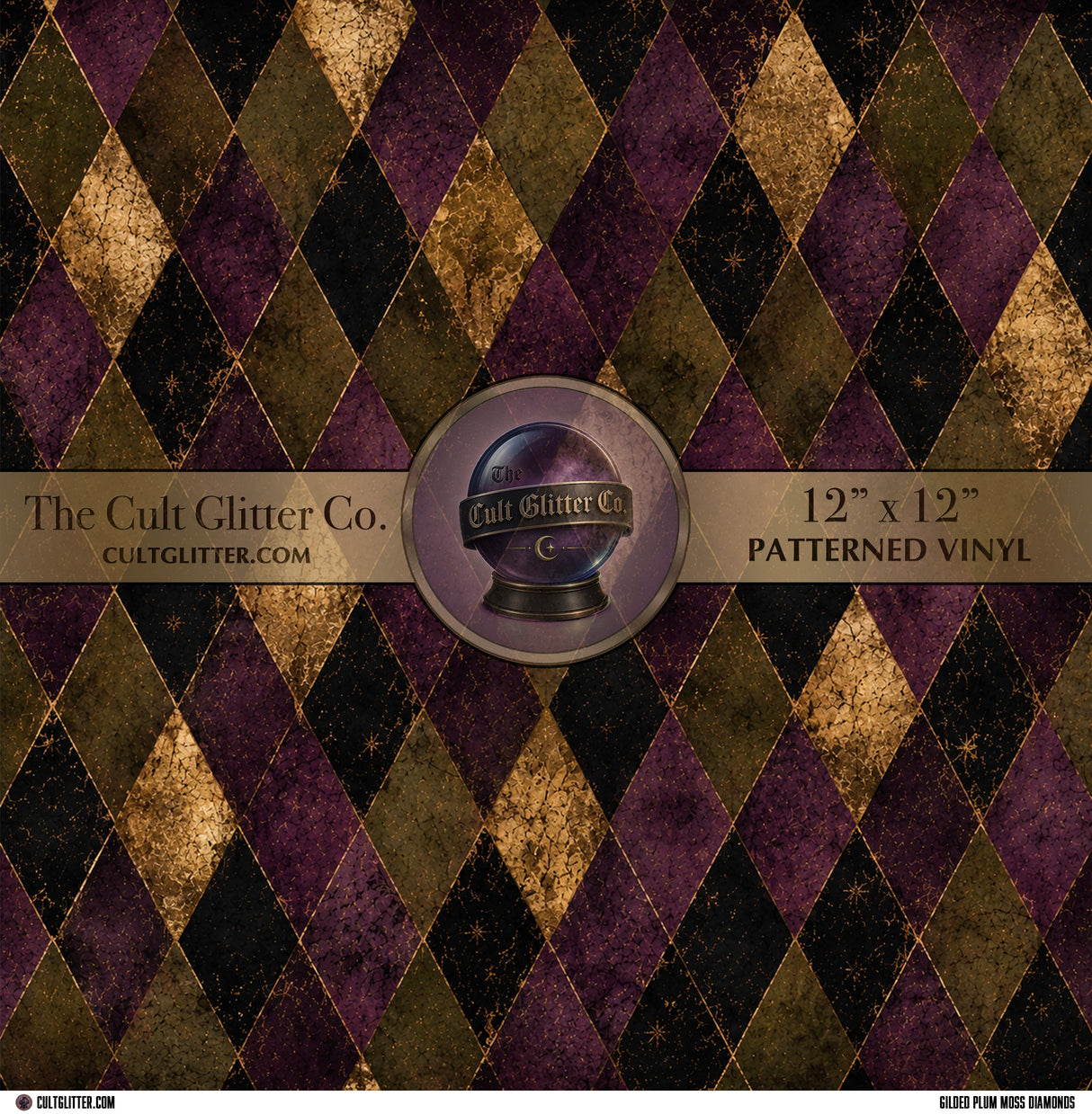Gilded Plum Moss Diamonds - Vinyls