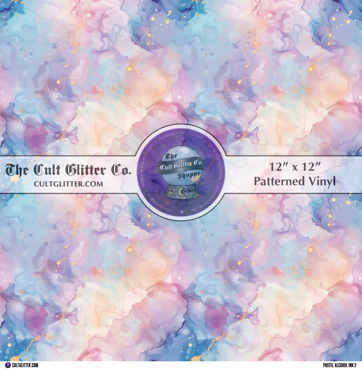 Pastel Alcohol Ink 2 - Vinyl