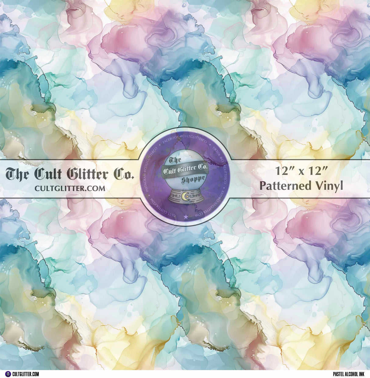 Pastel Alcohol Ink - Vinyl