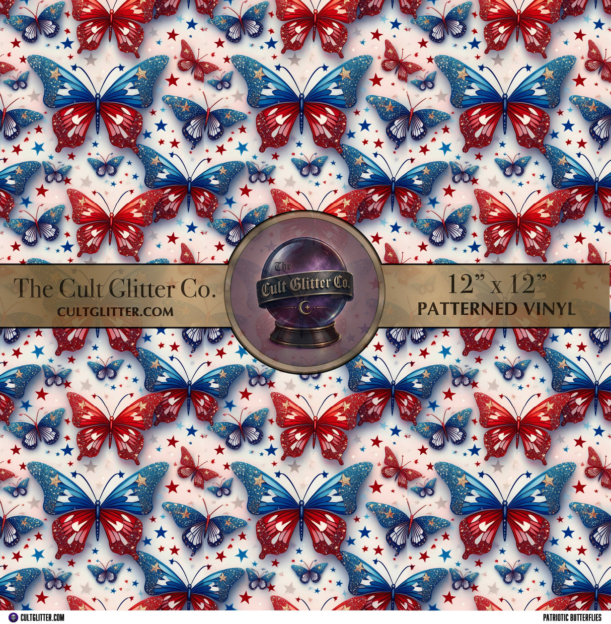 Patriotic Butterflies - Vinyl