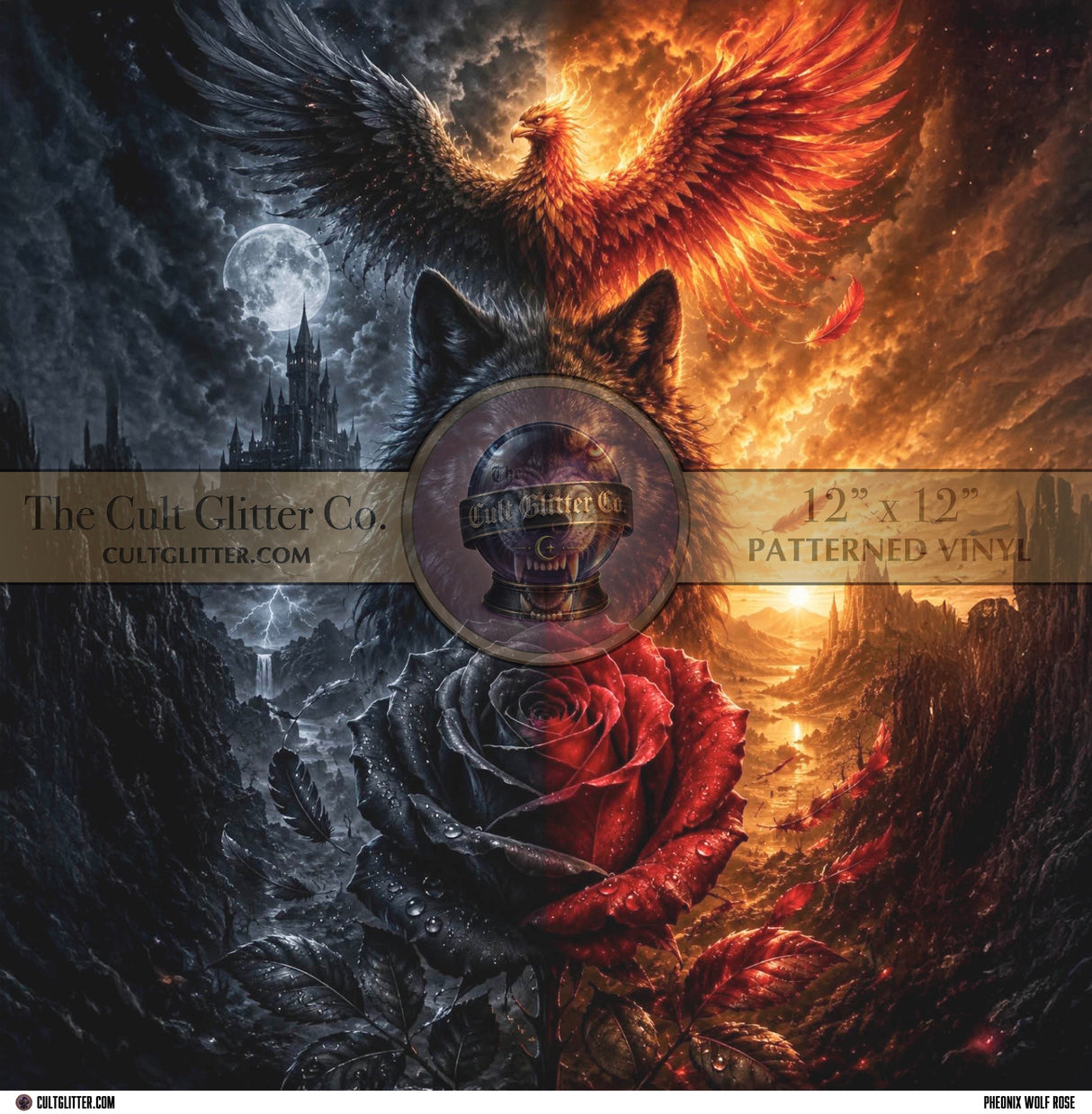 Phoenix Wolf Rose - Vinyl