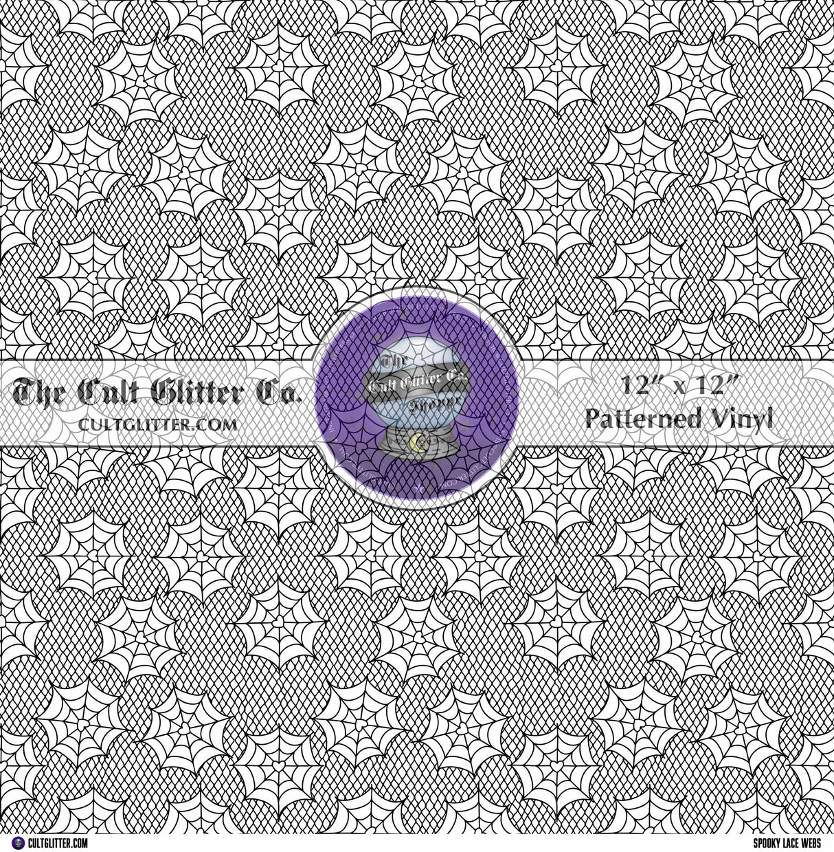 Spooky Lace Webs - Vinyl