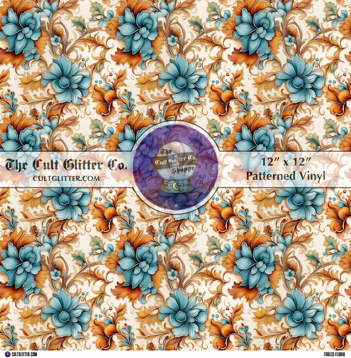 Tooled Floral - Vinyl