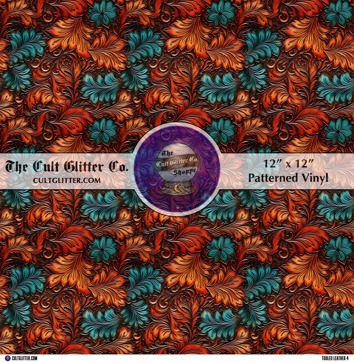 Tooled Leather 4 - Vinyl