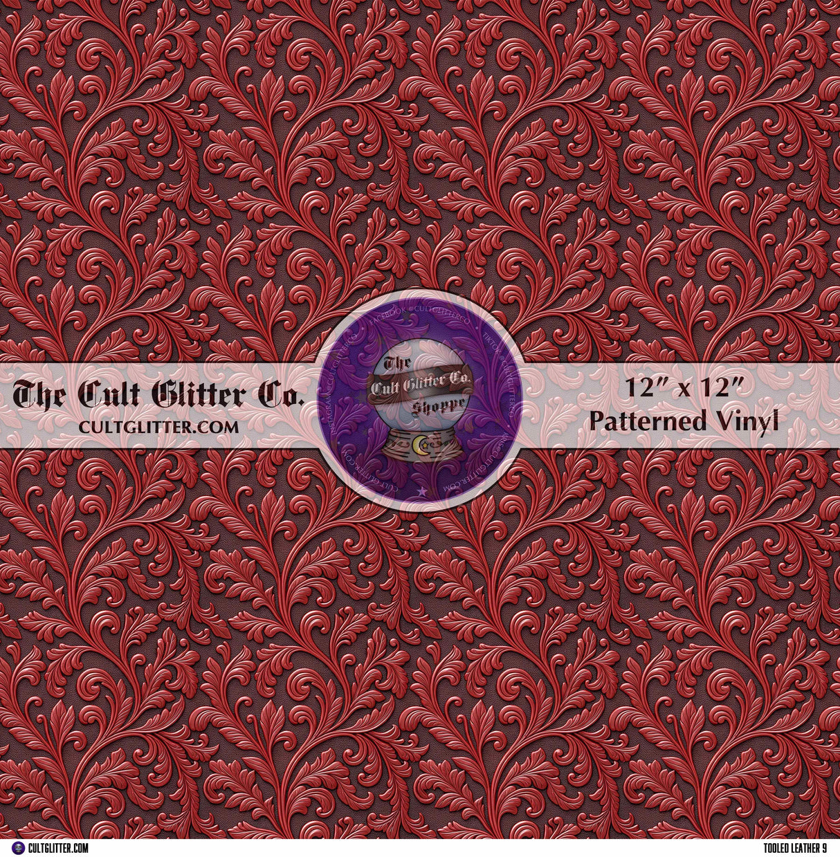 Tooled Leather 9 - Vinyl