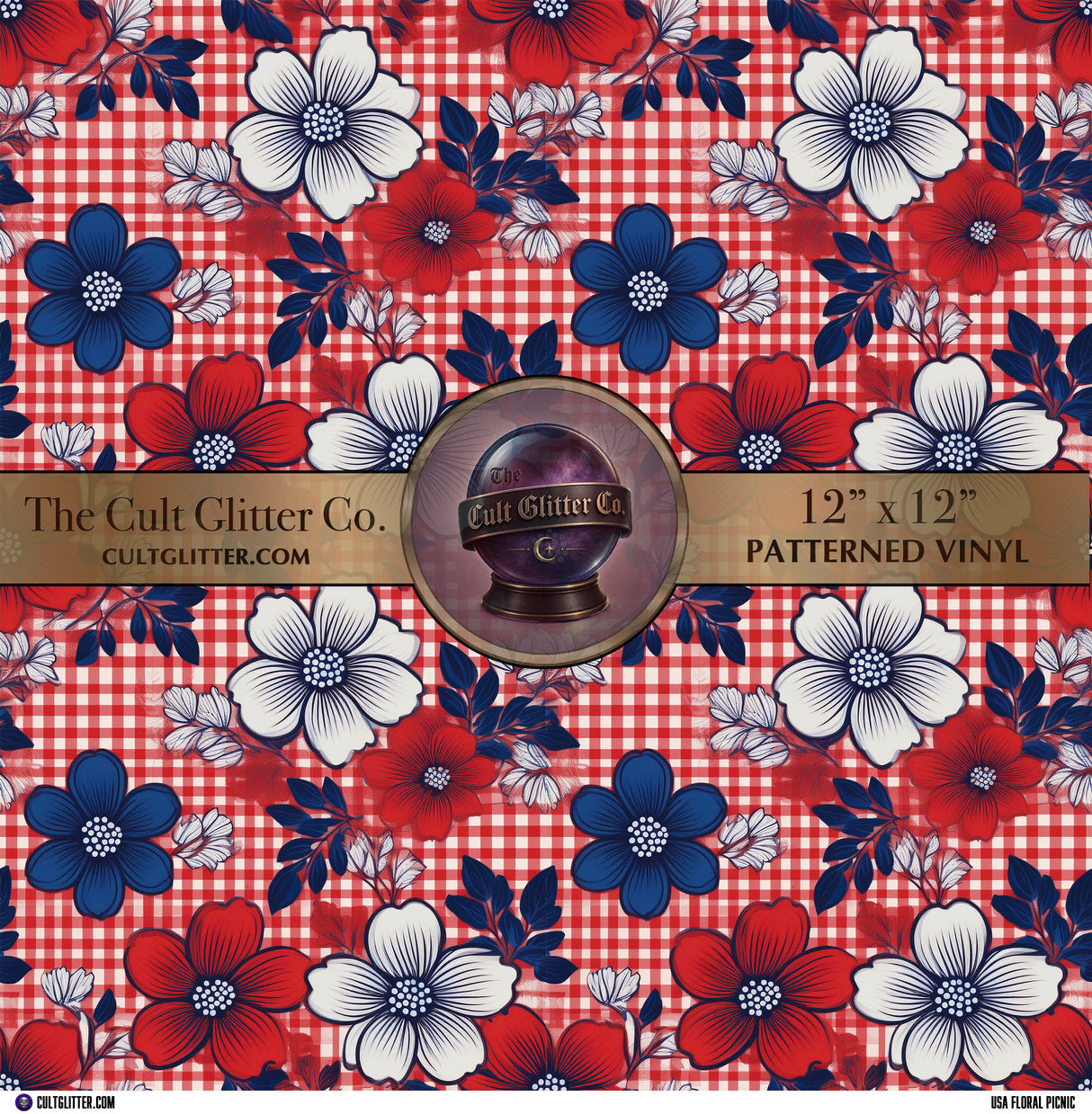 USA Floral - Vinyl