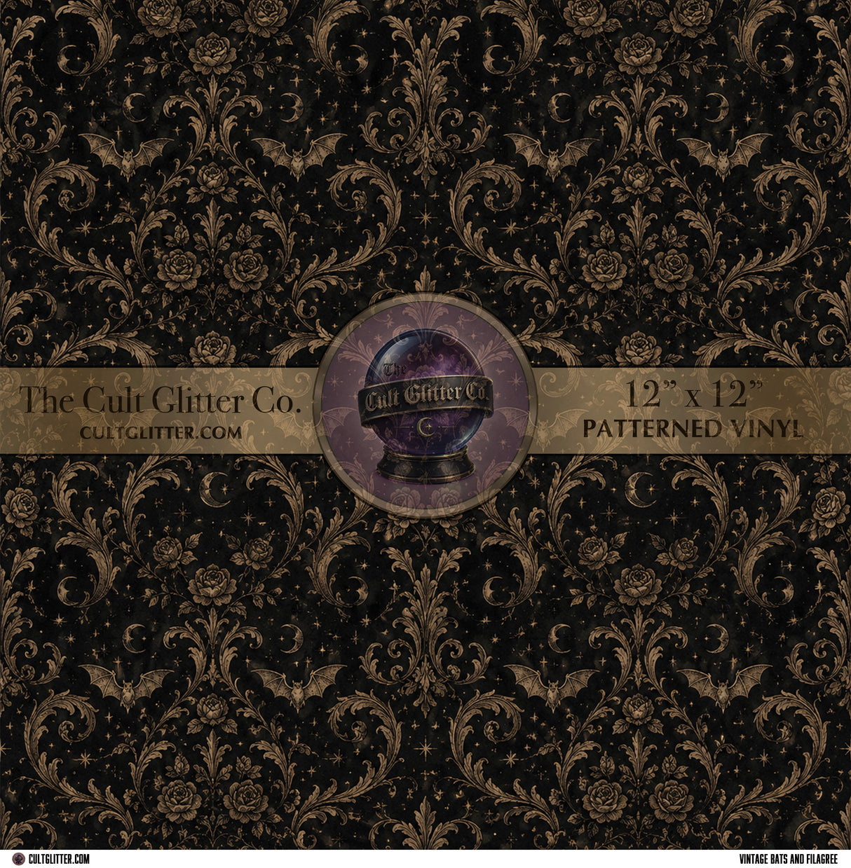 Vintage Bats & Filigree - Vinyl