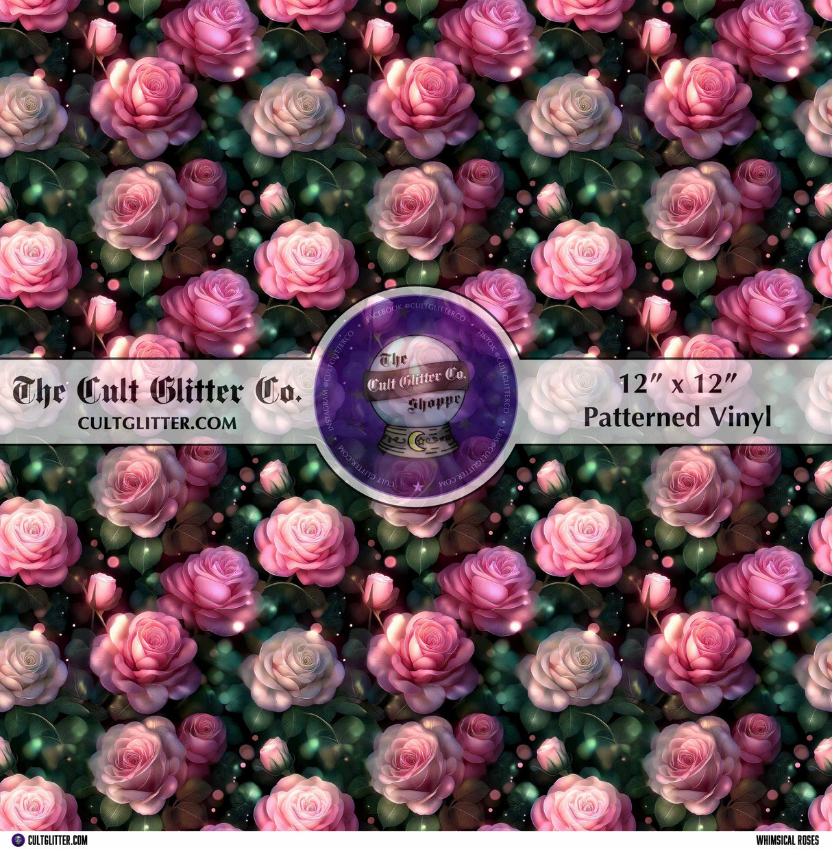 Whimsical Roses - Vinyl