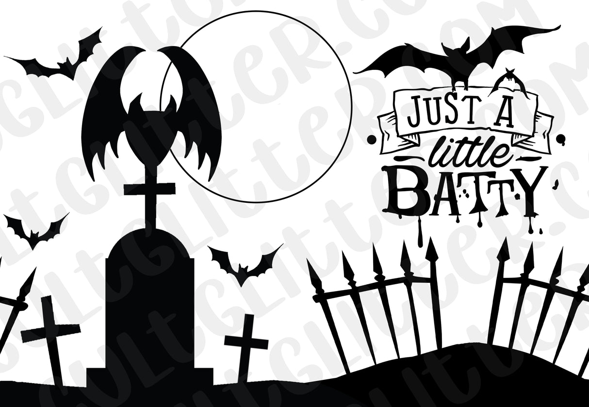 Batty Tumbler Template