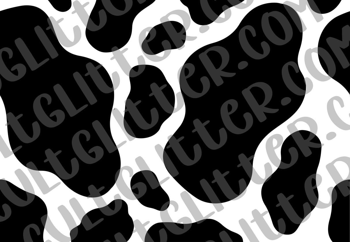 Cow Print Tumbler Template