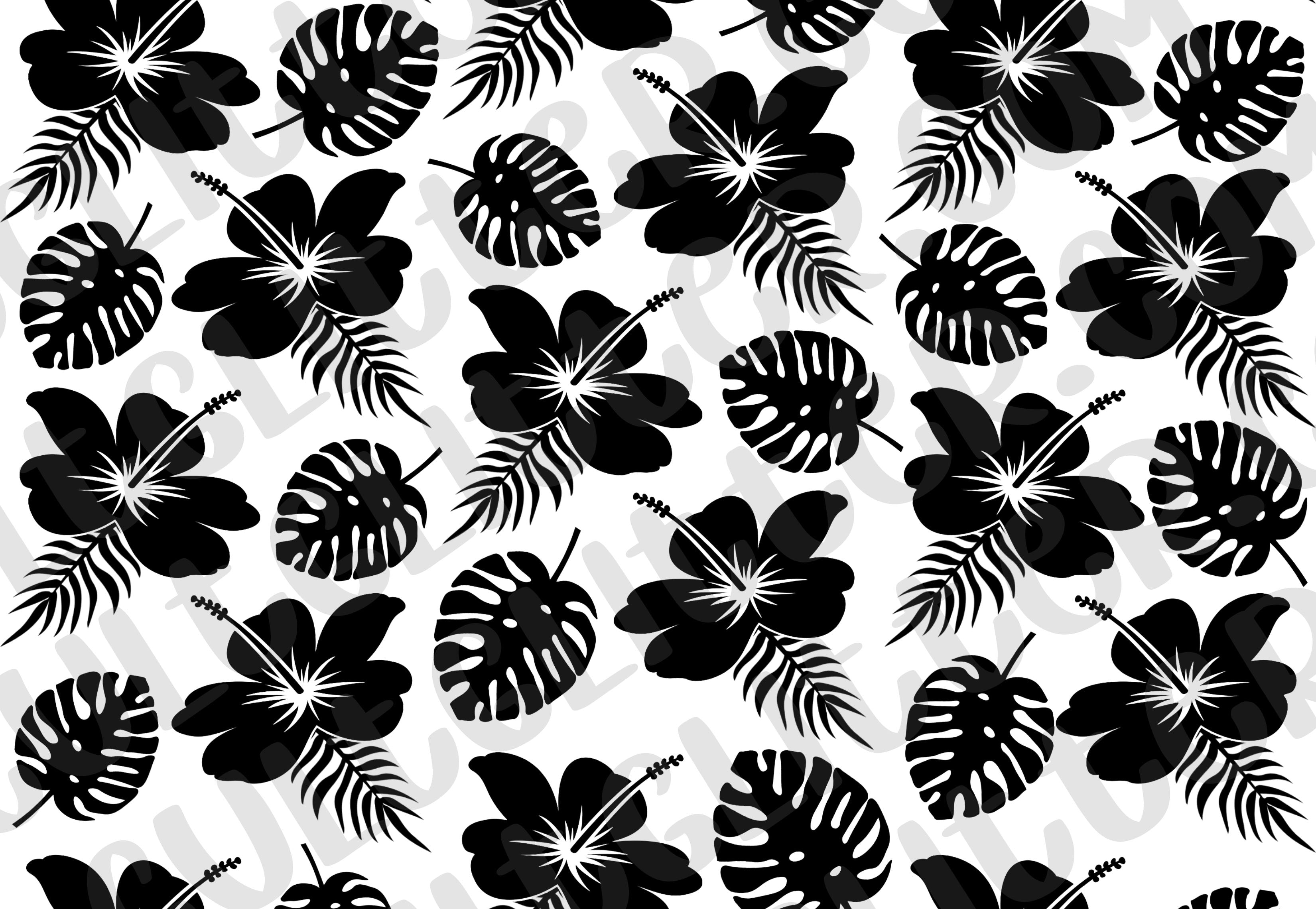 Hibiscus And Monstera Leaves Tumbler Template The Cult Glitter Co hibiscus-and-monstera-leaves-tumbler-template-the-cult-glitter-co