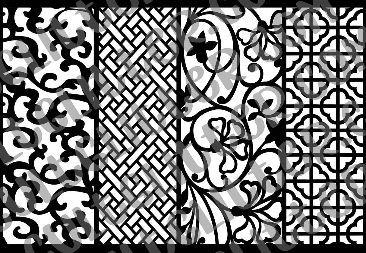 Panels Tumbler Template