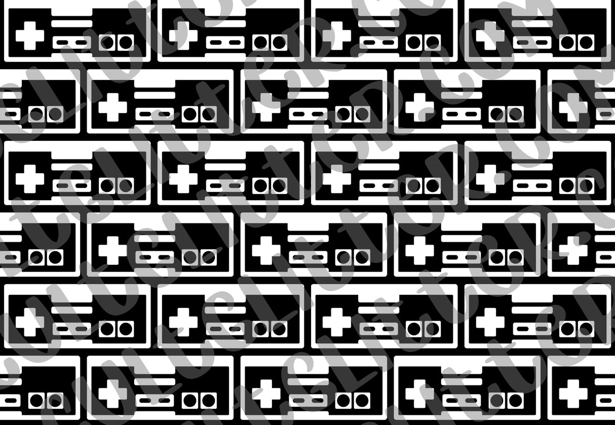 Retro Gamer Tumbler Template