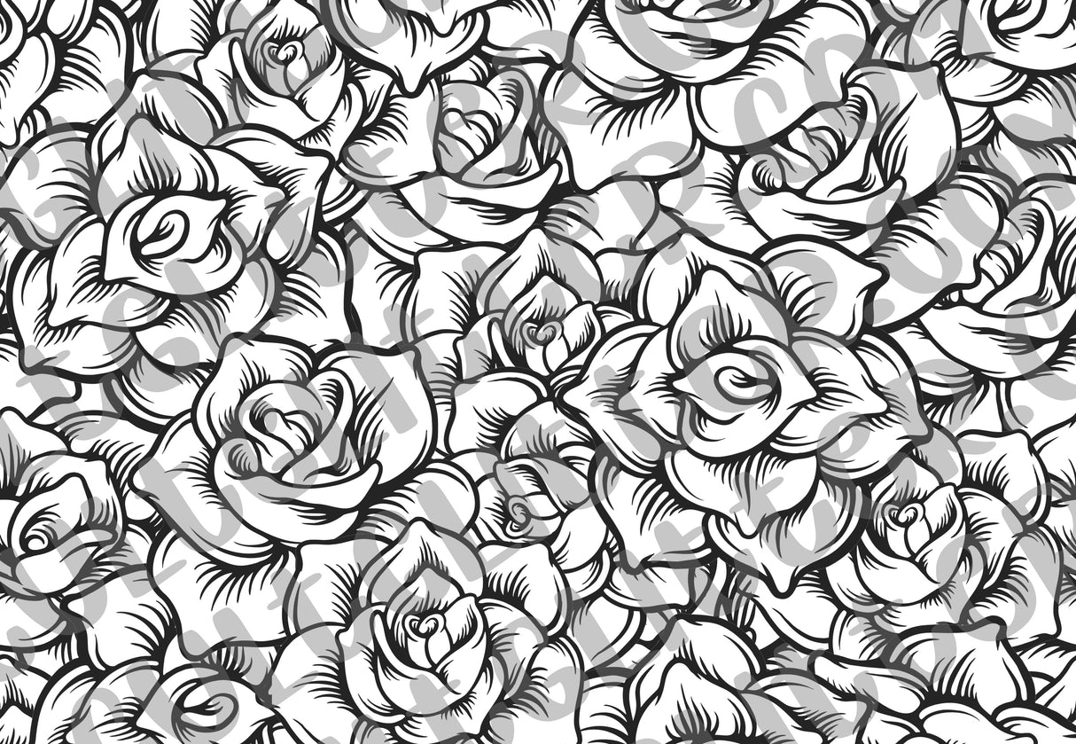 Roses Tumbler Template
