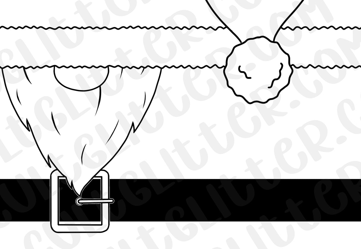 Santa Gnome Tumbler Template