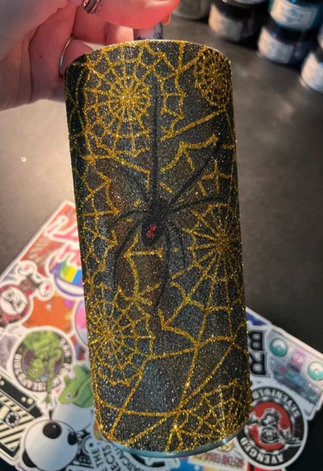 Spiderweb Tumbler Template