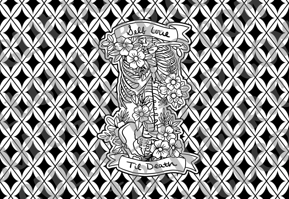 Self Love Tumbler Template